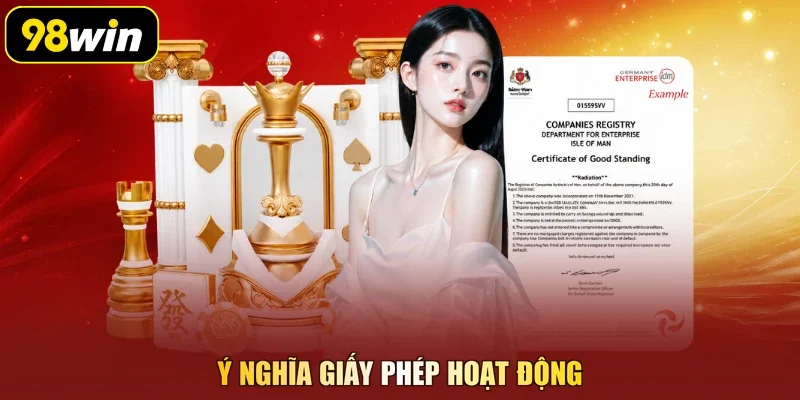 Ý nghĩa giấy phép hoạt động